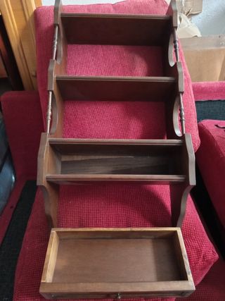 Armario especiero madera Nogal con cajón