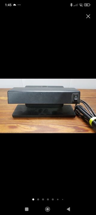 Detector de billetes falsos UV