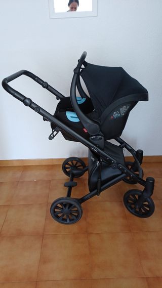 Carrito de bebé ANEX negro
