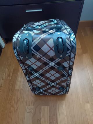 Bolsa de viaje a cuadros