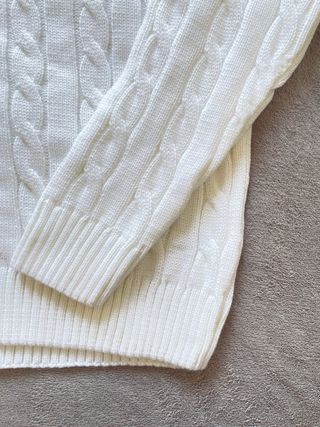 Jersey Polo Ralph Lauren Blanco Trenzado
