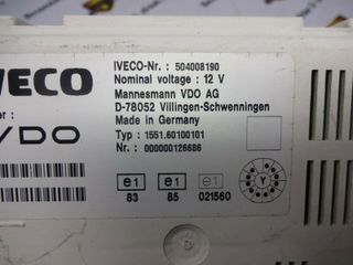 Cuadro de instrumentos Iveco Daily 504008190 VDO 155160100101 1551.60100101