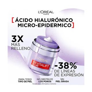 L'Oréal Revitalift Filler Crema Rellenadora Arruga