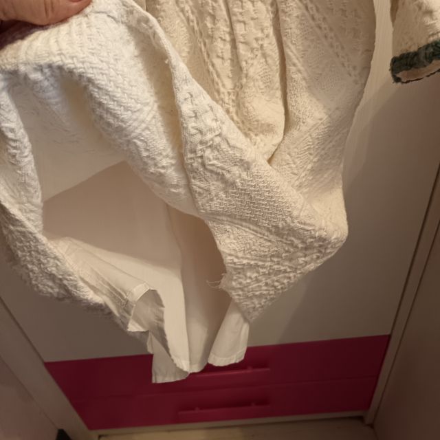 Vestido niña blanco talla 6 .José varón