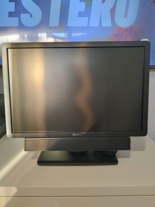 Monitor Dell regulable + Barra Sonido