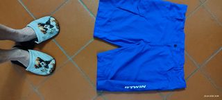 Pantaloncini ciclismo Btwin blu tg XL/xxl