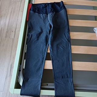 Pantaloni premaman neri/grigi