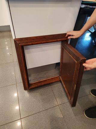 Cuadro Rollán con marco tapa cajafuerte