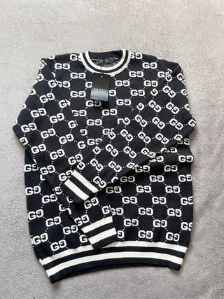 Jersey Gucci GG Negro Blanco Talla M