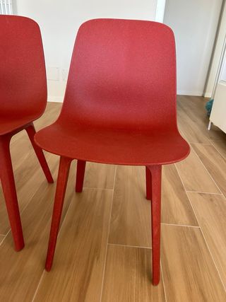 4 Sedie Rosse Ikea Odger