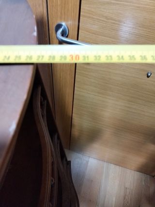 Mueble vitrina botellero madera