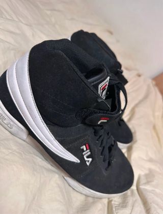 Zapatillas altas Fila negras y blancas