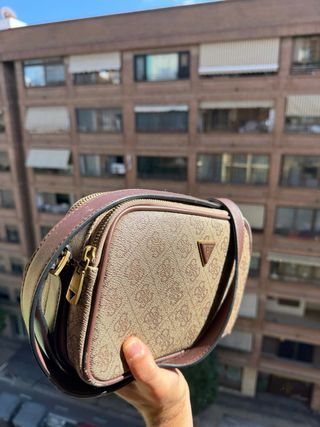 Bolso Guess Original Beige y Marrón