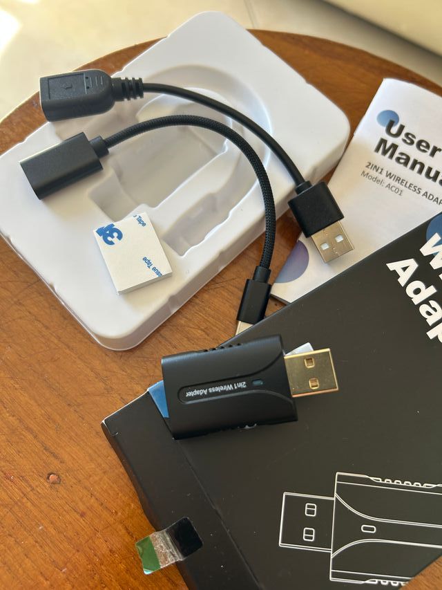 Adaptador Wireless DYUZO CarPlay  + Android auto