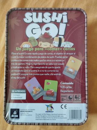 Sushi Go! Juego de cartas