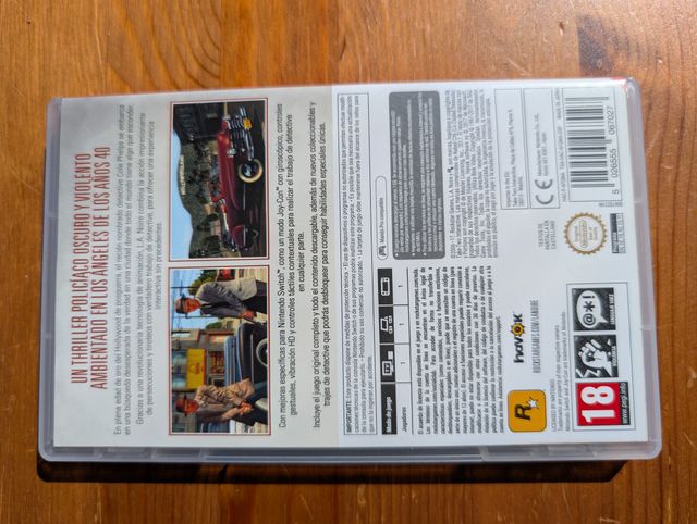 L.A. Noire Nintendo Switch