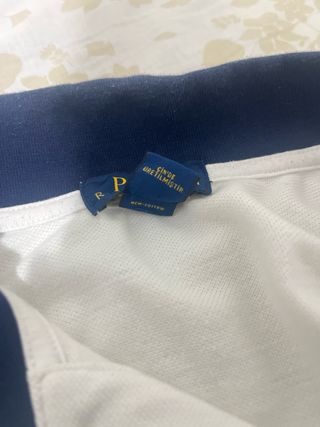 Polo Ralph Lauren Camisa Blanca y Azul