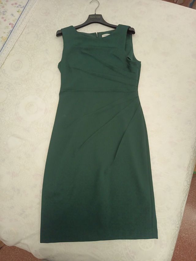 Vestido verde Calvin Klein talla 6