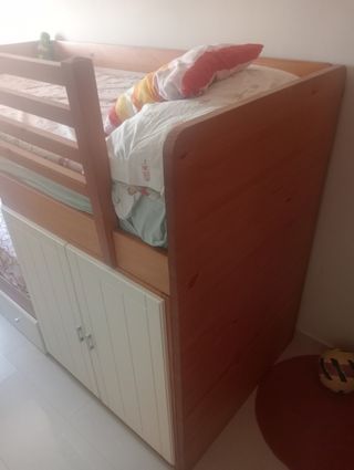 Cama litera tren juvenil