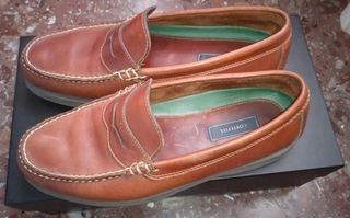 Zapatos de piel marrón Talla 40-41
