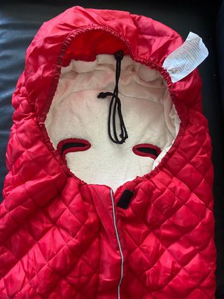 Saco de silla para bebé rojo