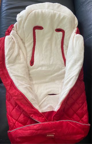 Saco de silla para bebé rojo