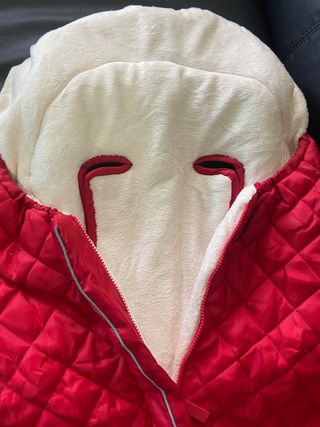 Saco de silla para bebé rojo