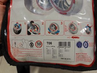 Fundas textiles antideslizantes para neumáticos