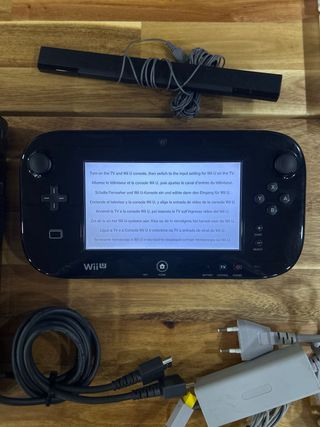 Nintendo Wii U Negra Completa
Acepto intercambio 