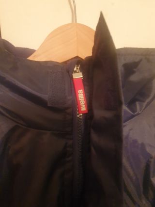 Chaquetón Velilla Talla M Negro/Azul