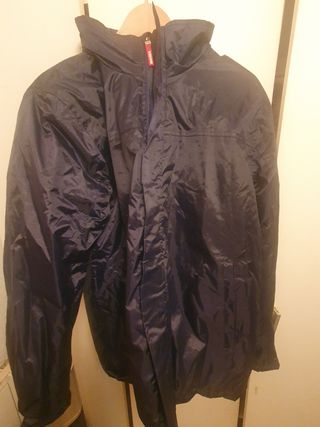 Chaquetón Velilla Talla M Negro/Azul