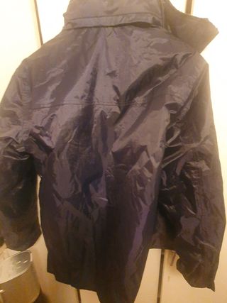 Chaquetón Velilla Talla M Negro/Azul