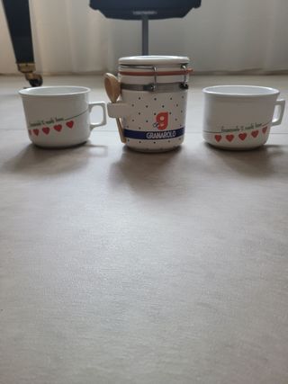 Set 2 tazze e zuccheriera Granarolo