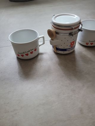Set 2 tazze e zuccheriera Granarolo