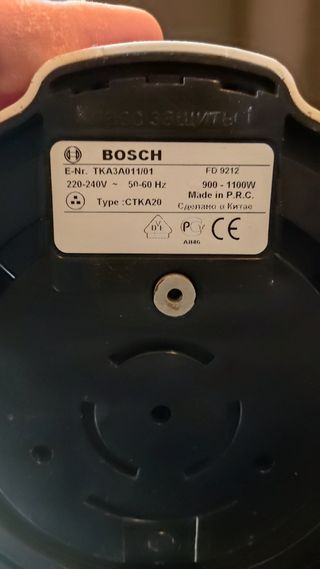 Cafetera goteo Bosch blanca