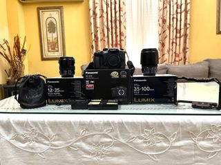 Cámara Panasonic Lumix GH5 + 2 objetivos f/2.8