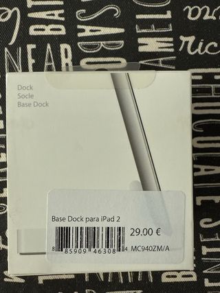 Accesorios varios Apple. Precio por unidad.