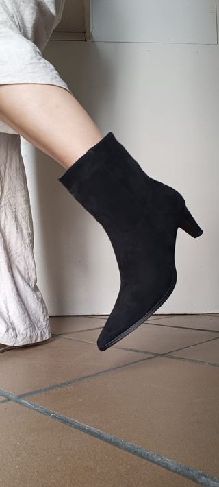 Botas de tacón mujer burdeos, marrón, negro