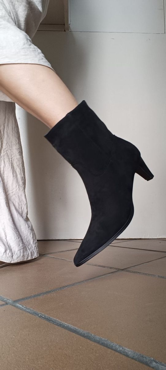 Botas de tacón mujer burdeos, marrón, negro