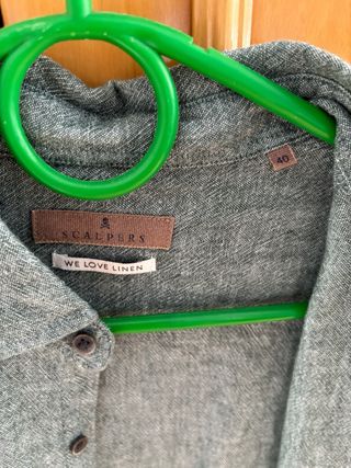 Camisa Scalpers Lino Talla 40