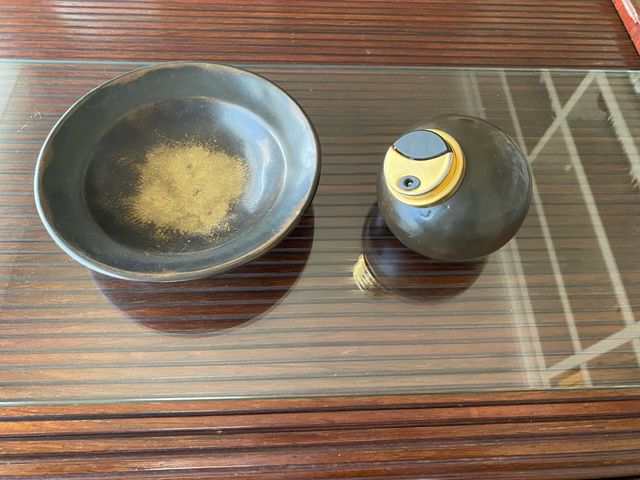 Juego de fumador de metal