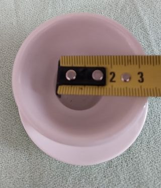 2 Tazzine Porcellana per Candele