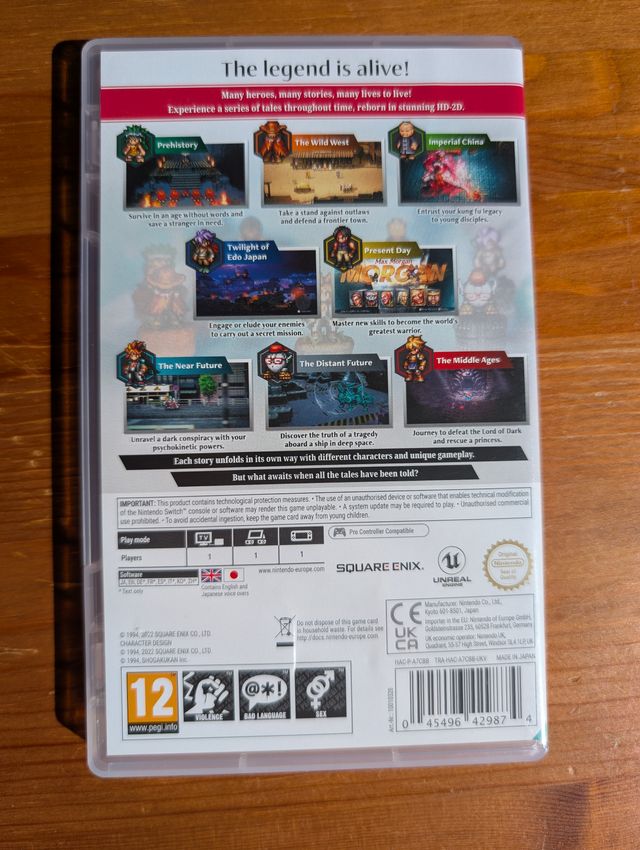 Live A Live Nintendo Switch