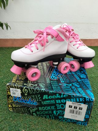 Patines Rookie Rhythm Blancos/Rosa Talla 38