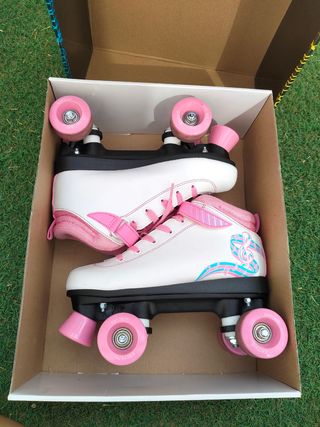 Patines Rookie Rhythm Blancos/Rosa Talla 38