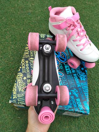 Patines Rookie Rhythm Blancos/Rosa Talla 38