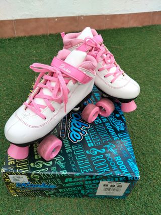 Patines Rookie Rhythm Blancos/Rosa Talla 38
