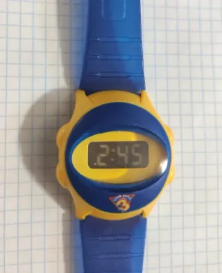 Reloj digital Club Super3 azul y amarillo