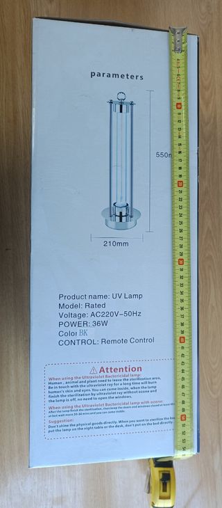 Lámpara UV Desinfectante