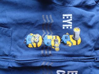 Felpa Minions con zip